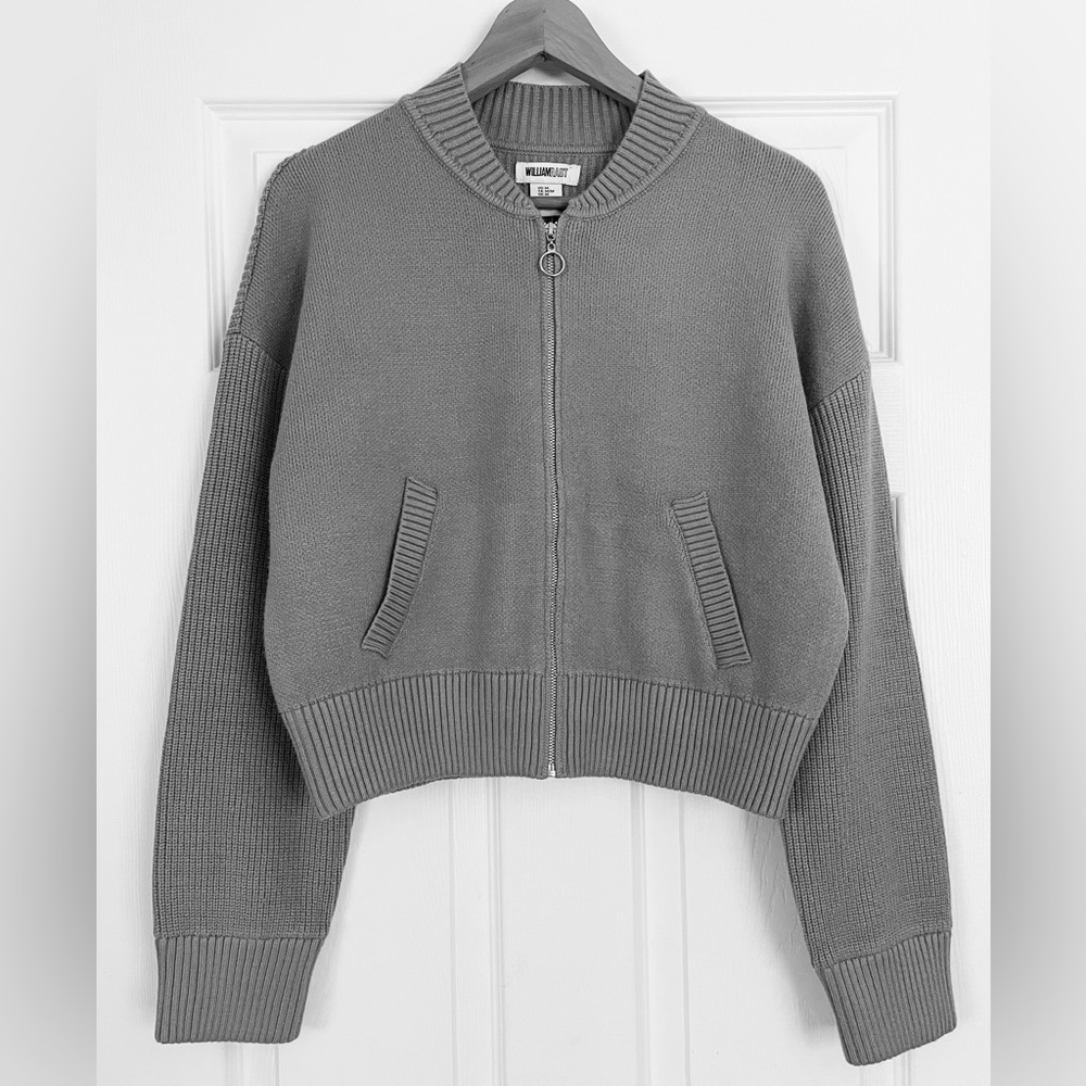 NWT William Rast Zip-Up Cardigan Size M